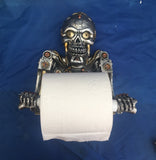 Steampunk Humanoid Helper Toilet Roll Holder by Nemesis Now