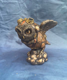 Steampunk Learning to Fly Owl. Veronese Studio Collection