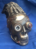 Steampunk Monocle Skull Ornament. Veronese Studio Collection
