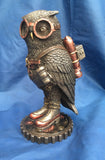 Steampunk Odd Wing Owl Ornament. Veronese Studio Collection