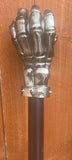 Steampunk Red Ball Claw Swagger Cane by Nemesis Now
