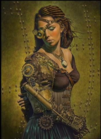 Steampunk Greeting Card Remember a Day by Chris Down