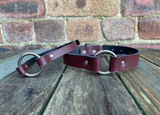 O-Ring Leather Choker 10mm or 20mm wide