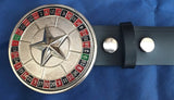Roulette Wheel Spinner - Metal Belt Buckle