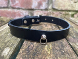 Add your own pendant leather choker approx 19mm wide. Choice of 13 colours and spikes.