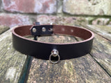 Add your own pendant leather choker approx 19mm wide. Choice of 13 colours and spikes.