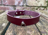 Add your own pendant leather choker approx 19mm wide. Choice of 13 colours and spikes.
