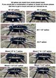 Add your own pendant leather choker approx 19mm wide. Choice of 13 colours and spikes.