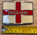 St Georges cross England metal belt buckle BK01