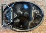 Sugar Skull metal belt buckle BK08