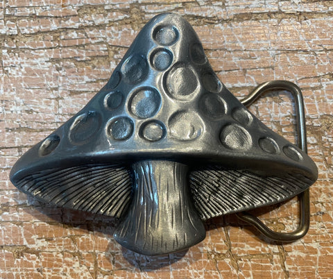 Mushroom metal belt buckle BK14