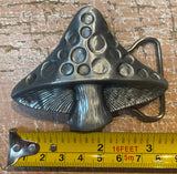 Mushroom metal belt buckle BK14