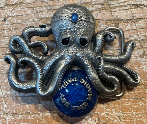Octopus metal belt buckle BK16