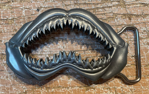 Shark jaw metal belt buckle BK18