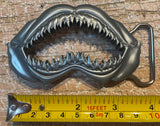 Shark jaw metal belt buckle BK18