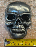Skull metal belt buckle BK19