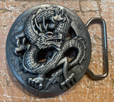 Dragon metal belt buckle BK25