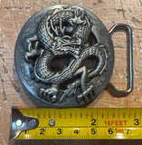 Dragon metal belt buckle BK25