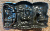 Tiki Heads metal belt buckle BK28