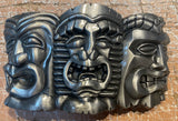 Tiki Heads metal belt buckle BK28