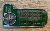 Roulette table & spinner wheel metal belt buckle BK34