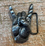 Hand metal belt buckle BK36