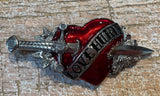 Love hurts metal belt buckle BK38