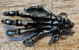 Skeleton hand metal belt buckle BK40