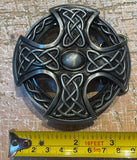 Celtic cross metal belt buckle BK44