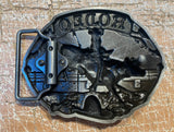 Rodeo metal belt buckle BK46