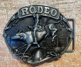 Rodeo metal belt buckle BK46