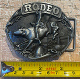 Rodeo metal belt buckle BK46