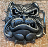 Bulldog head metal belt buckle BK49