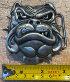 Bulldog head metal belt buckle BK49