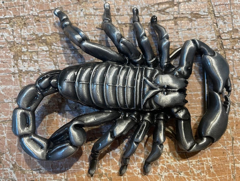 Scorpion metal belt buckle BK52