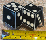 Dice metal belt buckle BK53