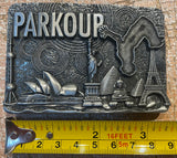 Parkour metal belt buckle BK55