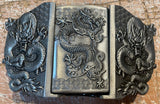 Dragon lighter metal belt buckle BK57