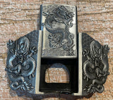 Dragon lighter metal belt buckle BK57