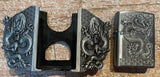Dragon lighter metal belt buckle BK57
