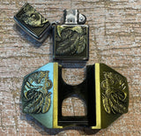 Eagle lighter metal belt buckle BK58