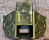 Dragon gold lighter metal belt buckle BK59