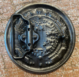 Azte calendar metal belt buckle BK60