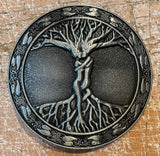 Tree of life metal belt buckle BK61