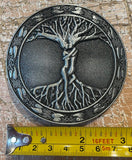 Tree of life metal belt buckle BK61