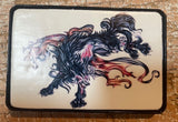 Dragon picture metal belt buckle BK66