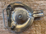 Crown spinner flask shaped metal belt buckle BK68 (not a real flask)