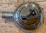 Sneaker spinner flask shaped metal belt buckle BK69 (not a real flask)