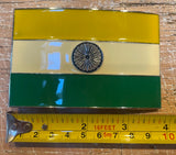 Flag metal belt buckle BK75