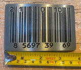 Barcode metal belt buckle BK80